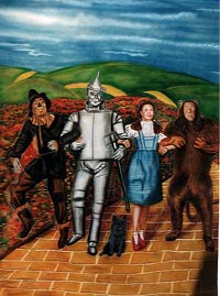 The Wizard of OZ Murals Cincinnati Makeup Artist Jodi Byrne